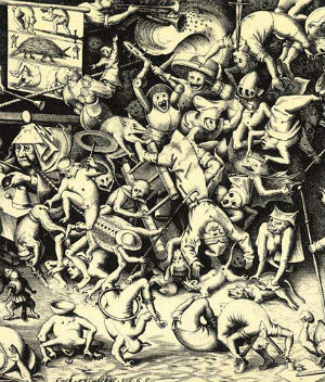 Jesus was dressed in a purple robe prior to his crucifixion.