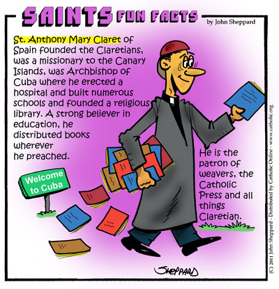 St. Anthony Mary Claret Fun Fact Image