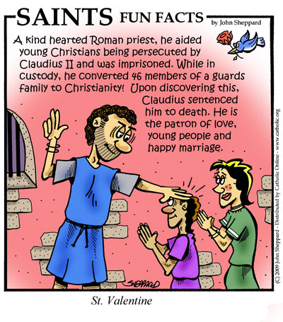 St. Valentine Saints Fun Facts for St. Valentine
