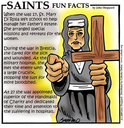 St. Mary Di Rosa Saints Fun Facts for St. Mary Di Rosa